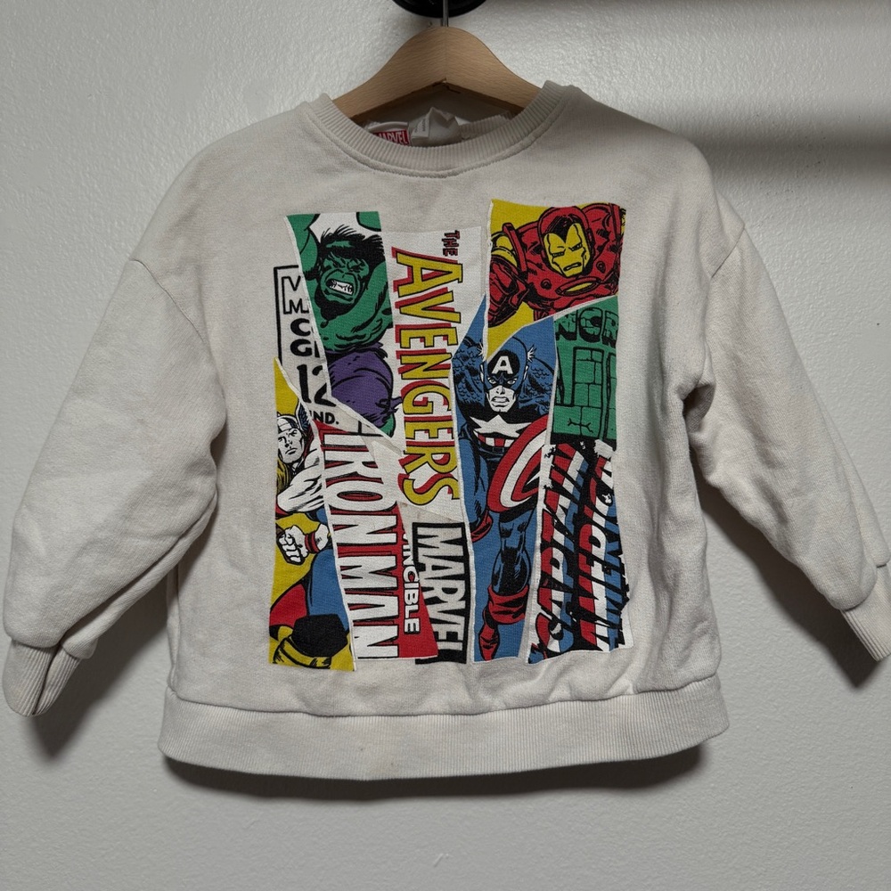 Zara toddler marvel kids sweater